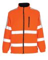 Mascot Fleecejas Salzburg hi-vis oranje